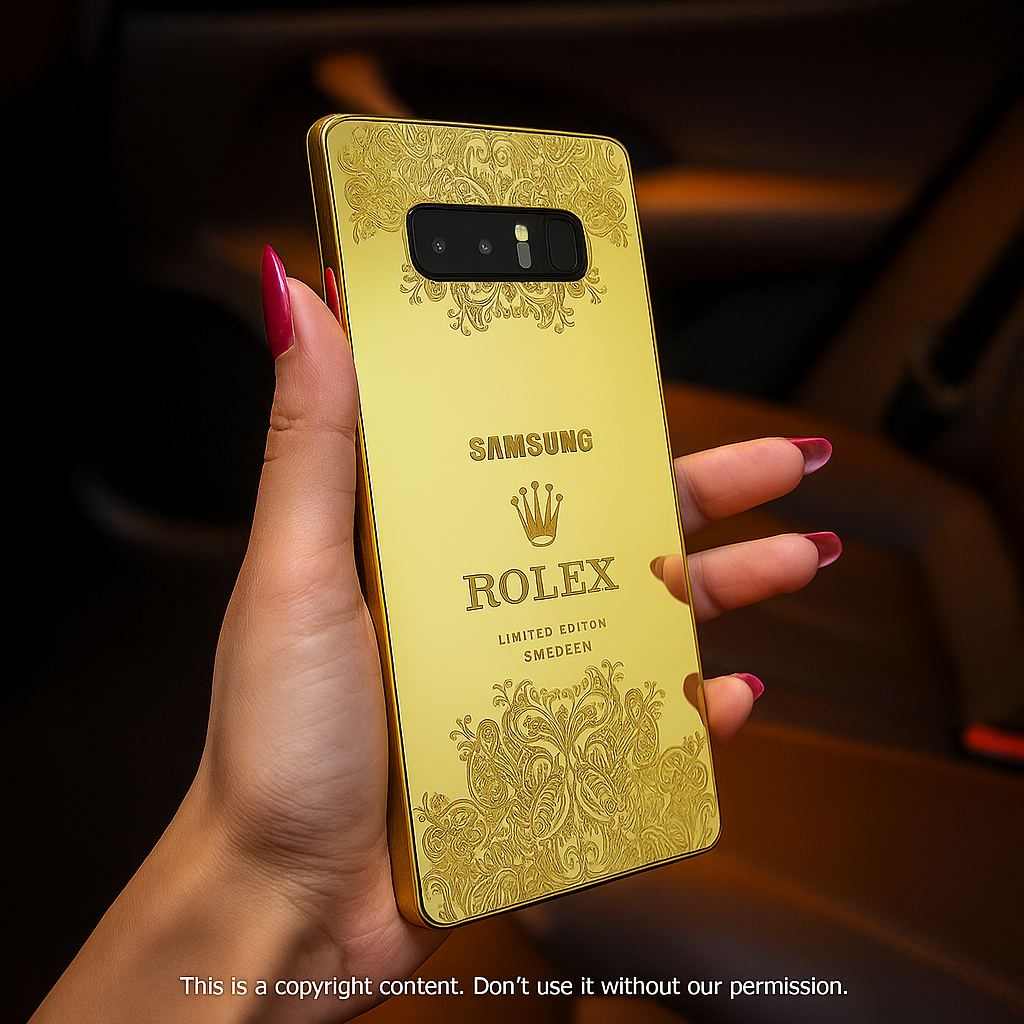 Galaxy Series Crafted Gold Rolex Luxurious Camera Protective Case