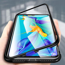 Load image into Gallery viewer, OnePlus 7T (2 in 1 Combo) Electronic Auto-Fit Magnetic Glass Case + Tempered Glass
