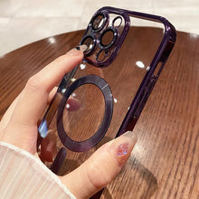 Load image into Gallery viewer, iPhone 15 Series Luxury Magsafe Plating Camera Protection Case
