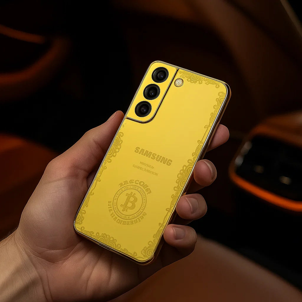 Galaxy Series Crafted Gold Rolex Luxurious Camera Protective Case