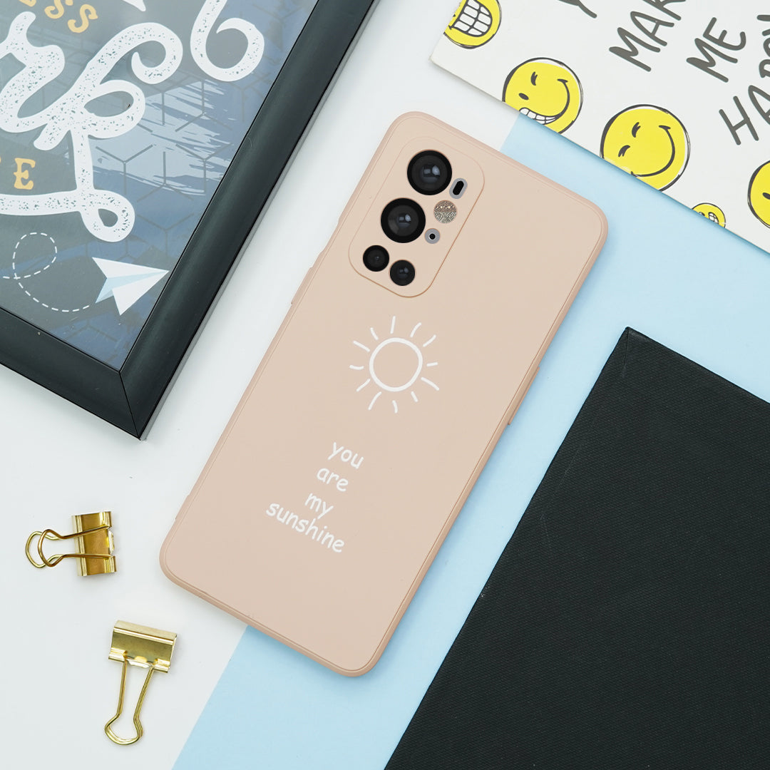 OnePlus 9R Sunlight Pattern Love Feeling Soft Silicone Case