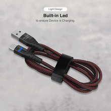 Load image into Gallery viewer, Million Cases - Nylon Braided Auto Disconnect Quick Charging Cable
