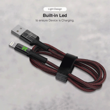 Load image into Gallery viewer, Million Cases - Nylon Braided Auto Disconnect Quick Charging Cable
