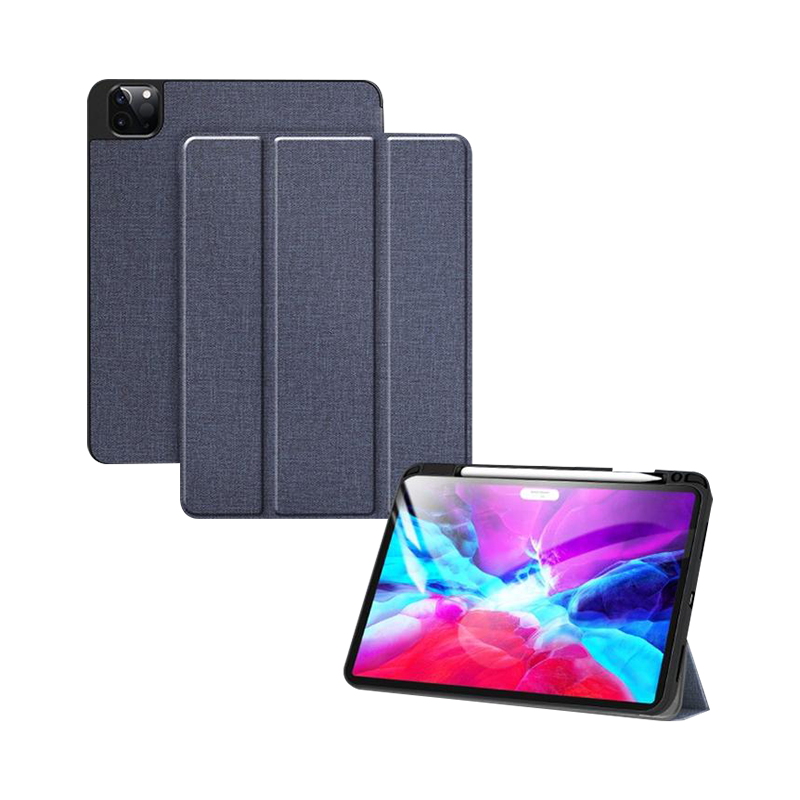 Mutural ® Smart Flip back Cover with Pencil holder for iPad