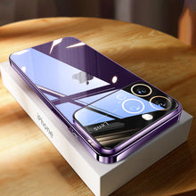 Load image into Gallery viewer, Luxury Plating Transparent Window Lens Case - iPhone
