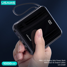 Load image into Gallery viewer, USAMS - 10000 mAh Digital Display Mini Powerbank
