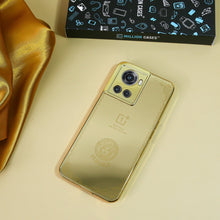 Load image into Gallery viewer, Crafted Gold Versace Luxurious Camera Protective Case - OnePlus
