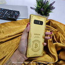 Load image into Gallery viewer, Galaxy Note Series Crafted Gold Luxurious Camera Protective Case
