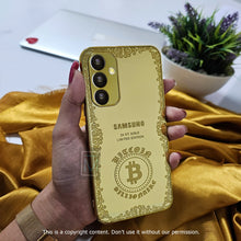 Load image into Gallery viewer, Galaxy A Series Crafted Gold Luxurious Camera Protective Case
