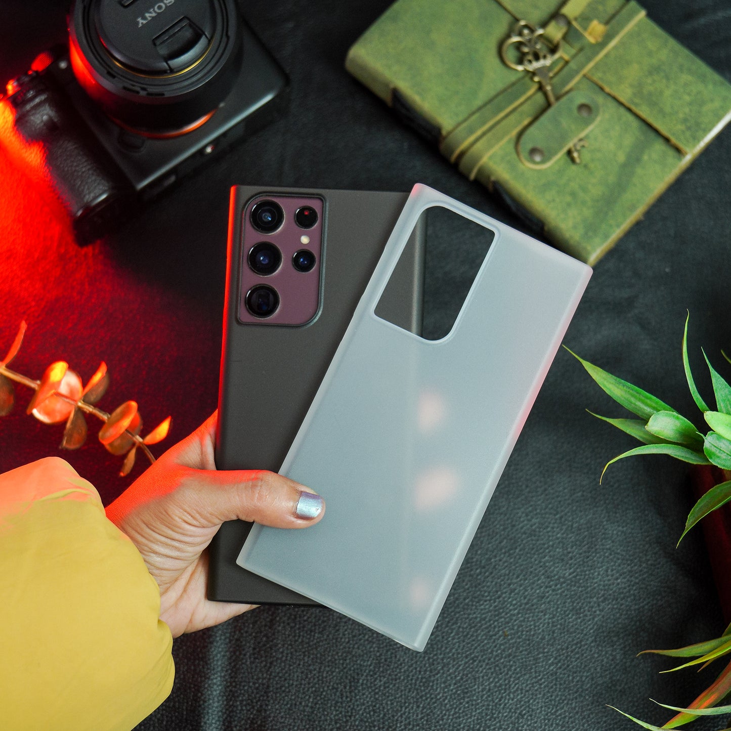 Galaxy S22 Plus Anti-fingerprint Paper Back Case