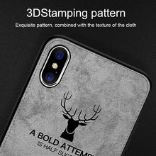 Load image into Gallery viewer, iPhone XS (3 in 1 Combo) Deer Case + Tempered Glass + Earphones
