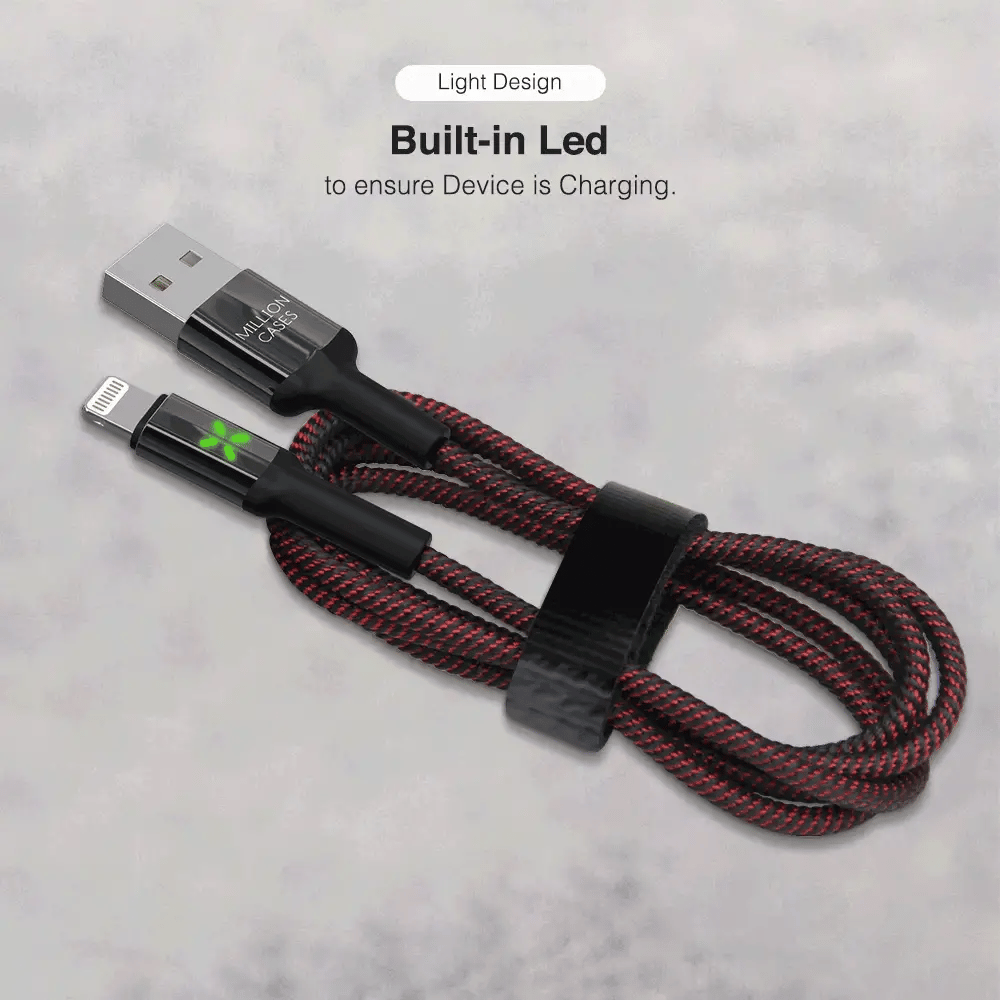 Million Cases - Auto Disconnect Quick Charging Smart Lightning Cable