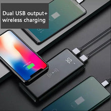 Load image into Gallery viewer, Wireless Charger Power Bank Authentic Qi 10000 mAh
