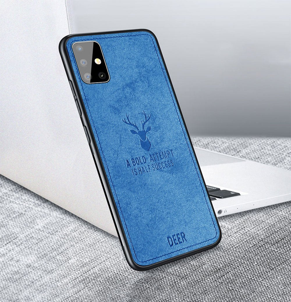 Galaxy A71 Deer Pattern Inspirational Soft Case (3-in-1 Combo)