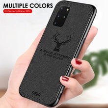 Load image into Gallery viewer, Galaxy S20 Plus (3 in 1 Combo) Deer Case + Tempered Glass + Earphones
