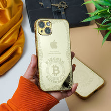 Load image into Gallery viewer, iPhone 15 Series Crafted Gold Luxurious Camera Protective Case
