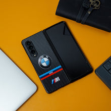 Load image into Gallery viewer, Galaxy Z Fold3 Luxurious Carbon Fiber Glass Case

