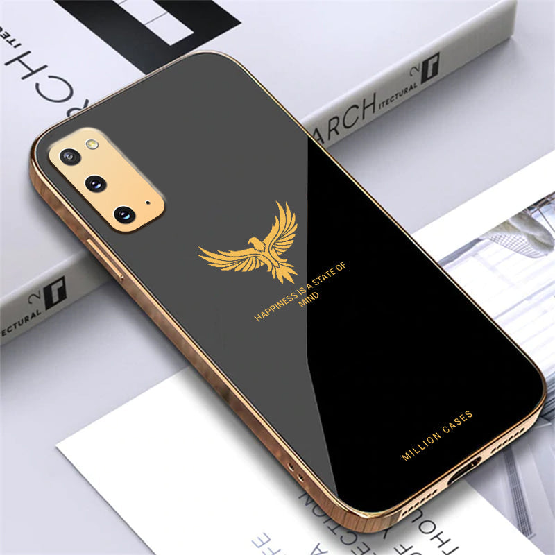 Galaxy S20 Electroplating Eagle Pattern Case