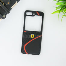 Load image into Gallery viewer, Ferrari® Galaxy Z Flip5 Luxurious Quilted Supercar Case
