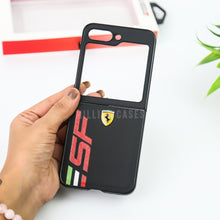 Load image into Gallery viewer, Galaxy Z Flip5 Speed Edition Ferrari Leather Case
