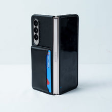 Load image into Gallery viewer, Galaxy Z Fold4 PU Leather Card Slot Wallet Case
