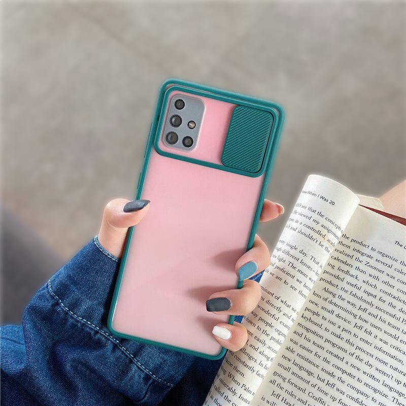 Galaxy A71 Camera Lens Slide Protection Matte Case – The Gadgets Mink