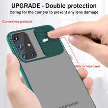 Load image into Gallery viewer, Galaxy A71 Camera Lens Slide Protection Matte Case
