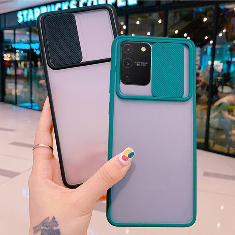 Galaxy S10 Lite Camera Lens Slide Protection Matte Case