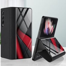 Load image into Gallery viewer, Galaxy Z Fold3 Luxury Printed Glass Case
