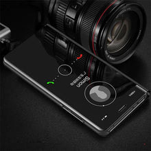 Load image into Gallery viewer, OnePlus Series Mirror Clear View Flip Case [Non Sensor working]
