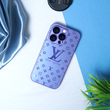 Load image into Gallery viewer, iPhone 15 Series LV Pattern Glass Case
