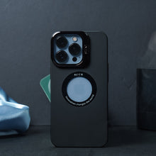 Load image into Gallery viewer, Luxury Camera Protector Stand Case With Logo Cut  - iPhone
