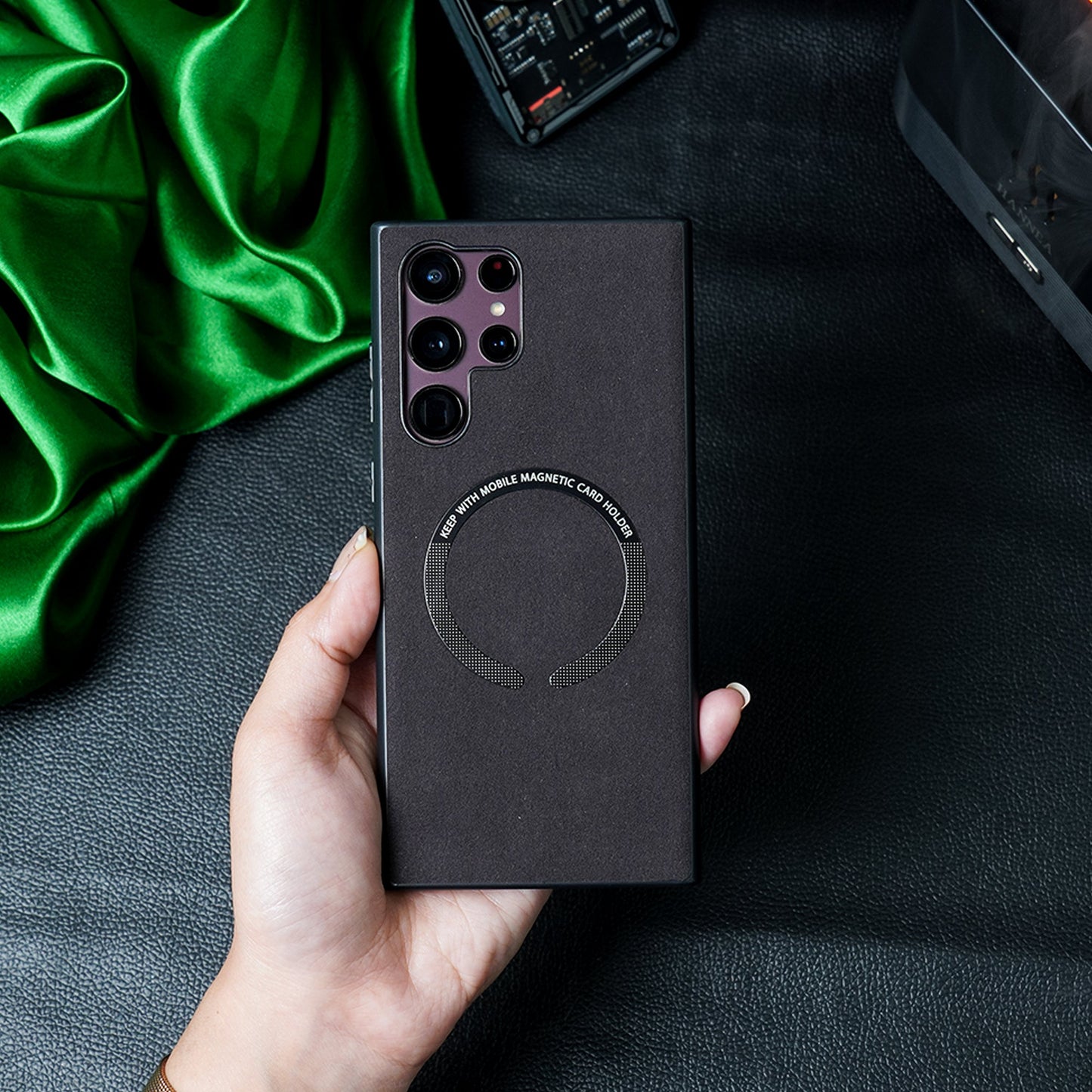 Luxury Fabric Magsafe Case