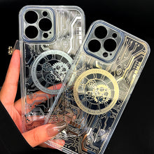 Load image into Gallery viewer, MagSafe Edition Mecha Transparent Case - iPhone
