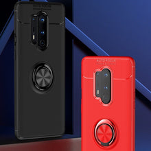Load image into Gallery viewer, OnePlus 8 Pro (3 in 1 Combo) Metallic Ring Case + Tempered Glass + Earphones
