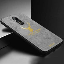 Load image into Gallery viewer, OnePlus 7 Pro Luxury Gold Textured Deer Pattern Soft Case
