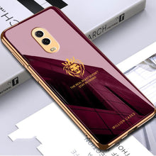 Load image into Gallery viewer, OnePlus 6T (3 in 1 Combo) Lion Pattern Glass Case + Tempered Glass + Camera Lens Protector
