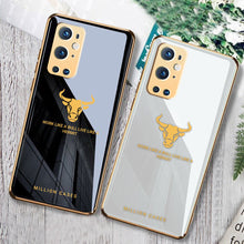 Load image into Gallery viewer, OnePlus 8 Series Bull Pattern Electroplating Glass Case
