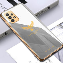 Load image into Gallery viewer, Eagle Pattern Electroplating Glass Case - Samsung
