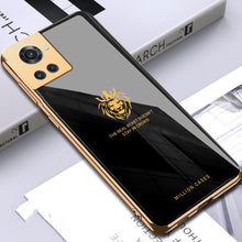 Load image into Gallery viewer, OnePlus 10 Series Lion Pattern Electroplating Glass Case
