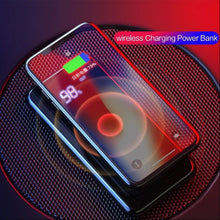 Load image into Gallery viewer, Wireless Charger Power Bank Authentic Qi 10000 mAh
