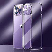 Load image into Gallery viewer, Transparent Plating Camera Protection Case - iPhone
