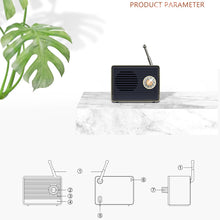 Load image into Gallery viewer, Kingxbar ® Retro Portable Wireless Bluetooth Speaker
