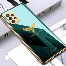 Load image into Gallery viewer, Galaxy A52 Eagle Pattern Electroplating Glass Case
