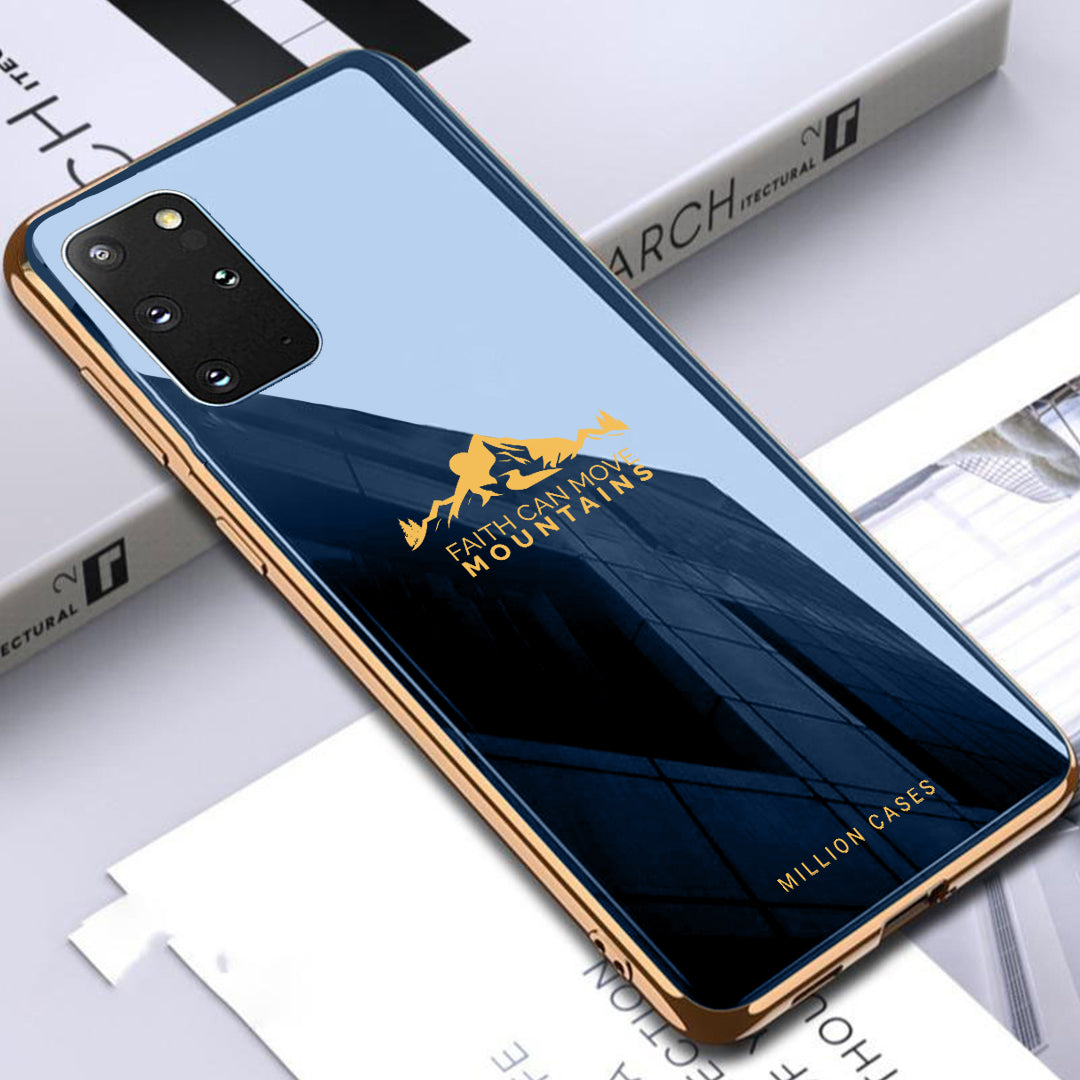 Galaxy S20 Plus Sierra Pattern Electroplating Glass Case