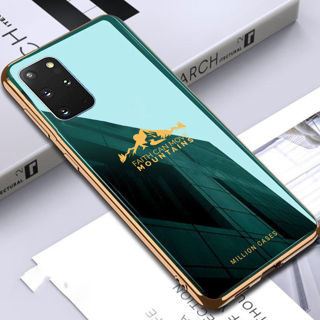 Galaxy S20 Plus Sierra Pattern Electroplating Glass Case