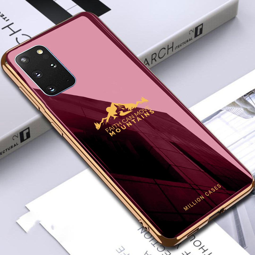 Galaxy S20 Plus Sierra Pattern Electroplating Glass Case