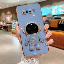 Load image into Gallery viewer, Galaxy S10 Luxurious Astronaut Bracket Case

