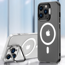 Load image into Gallery viewer, Frosted Matte Case With Kickstand Ring - iPhone
