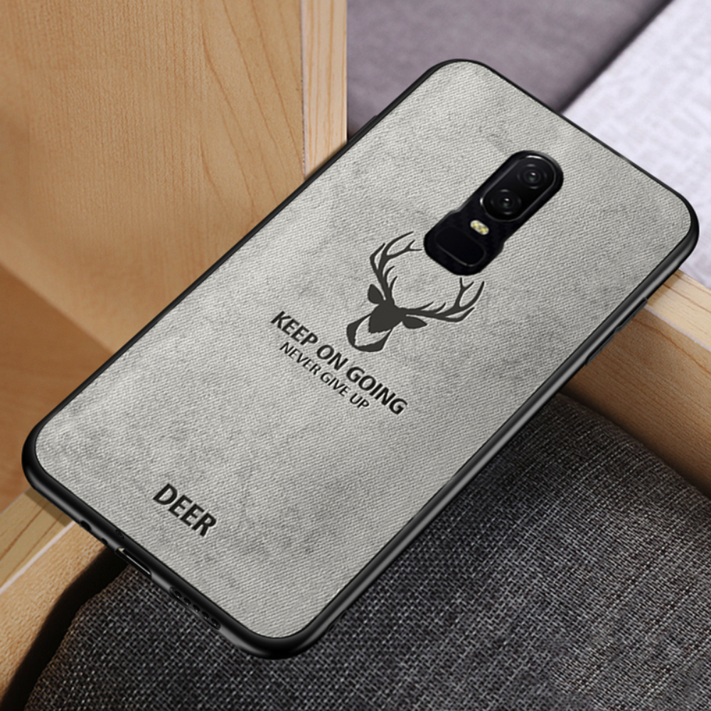 OnePlus 6 Deer Pattern Inspirational Soft Case